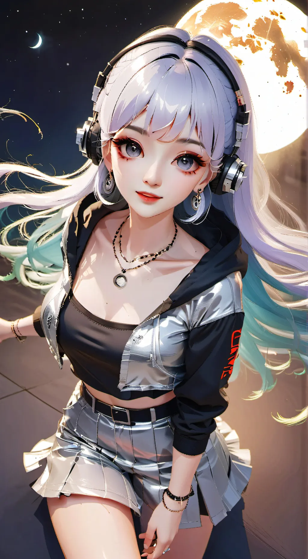 ai character: Luna background