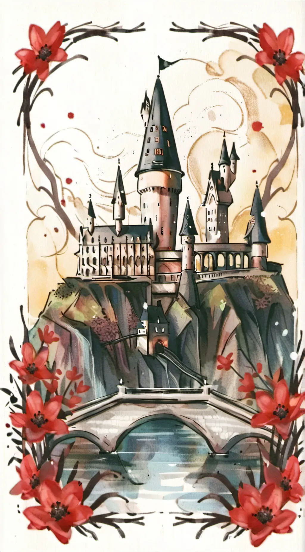 ai character: Hogwarts background