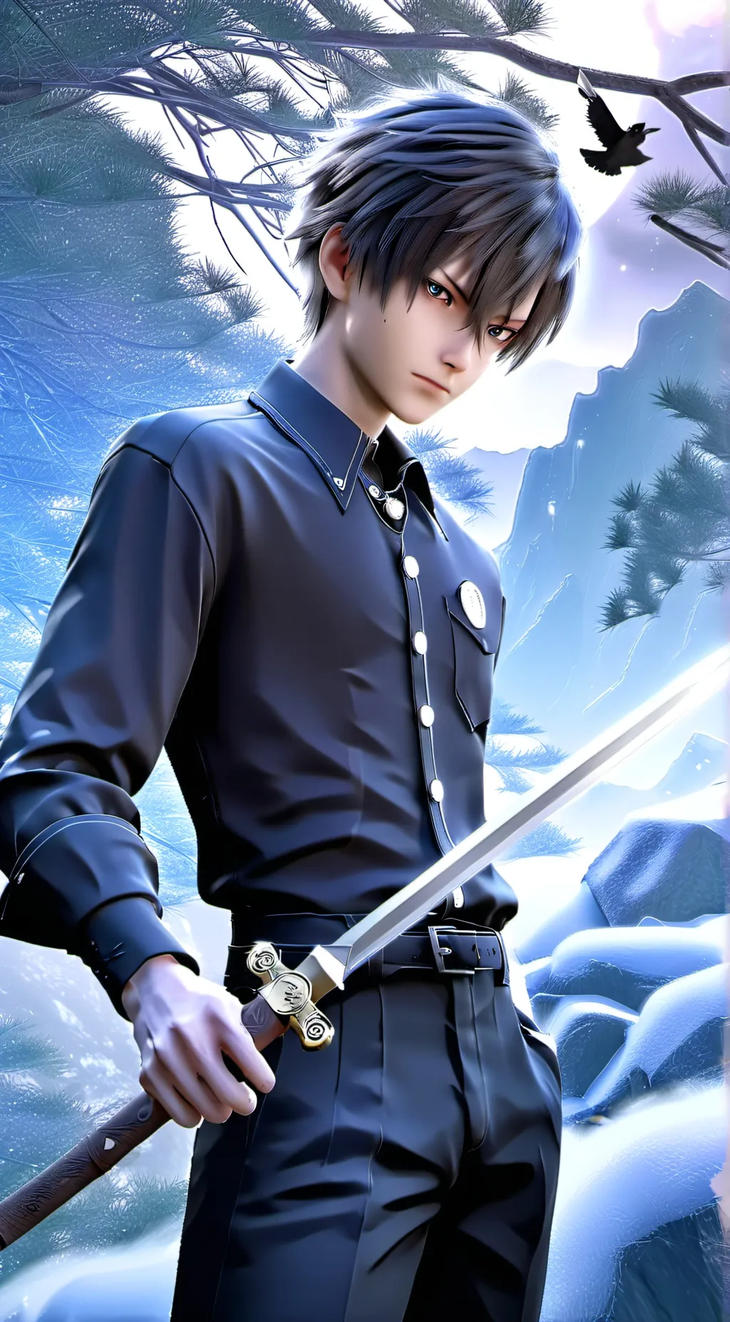 ai character: muichiro  background