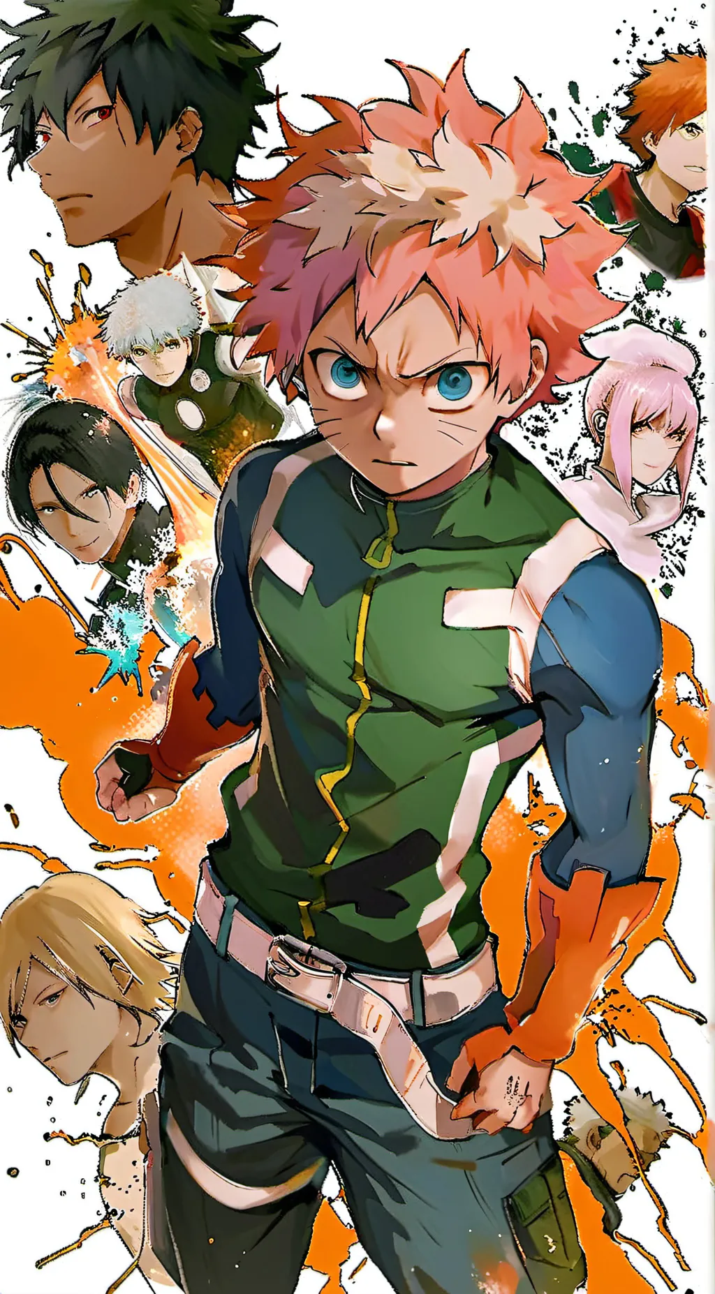 ai character: MHA field trip background