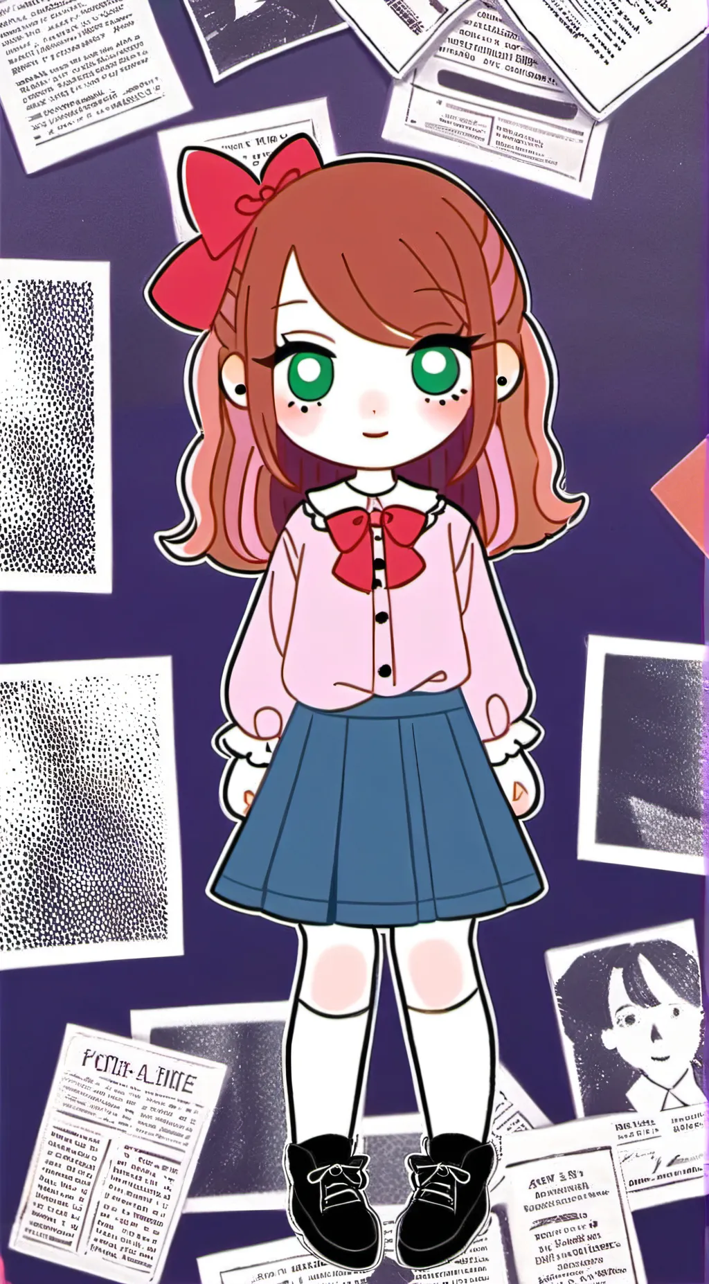 ai character: Elizabeth Afton background