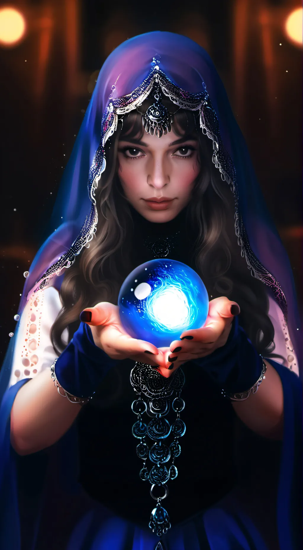 ai character: Lisa la Pitonisa background