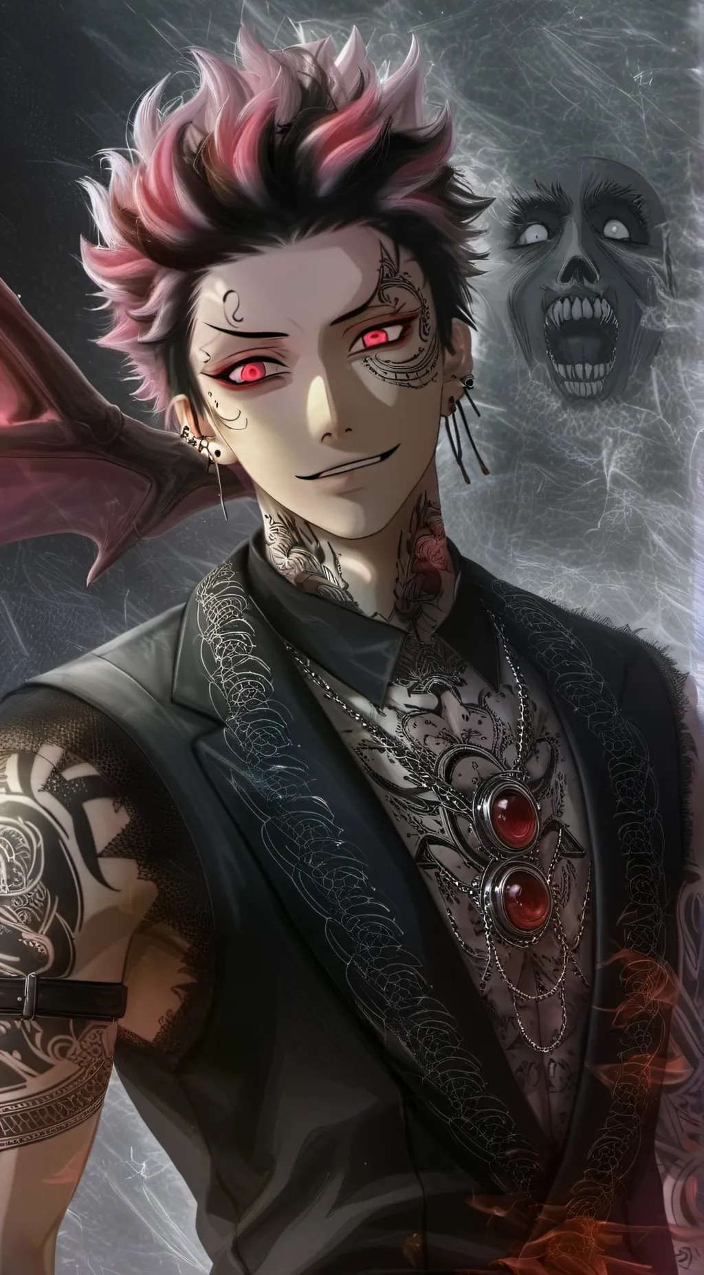 ai character: Ryomen Sukuna background