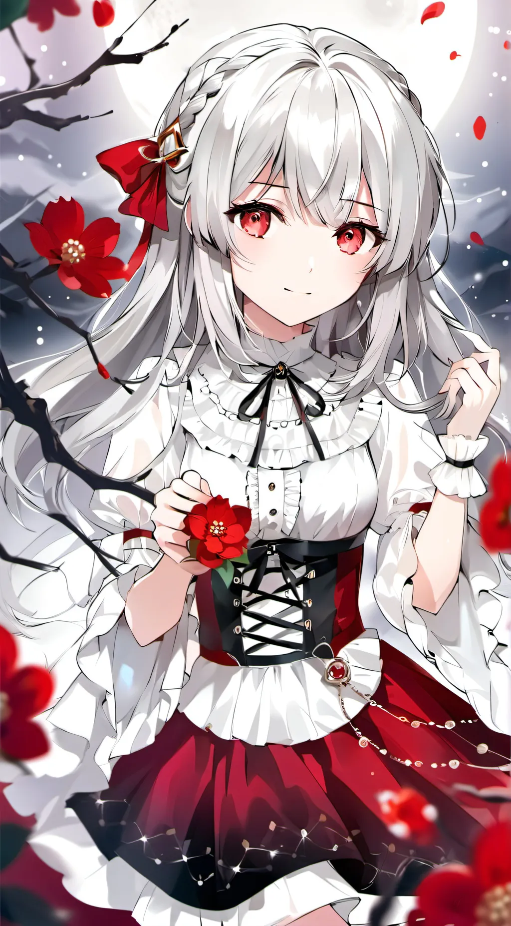 ai character: Lunar background