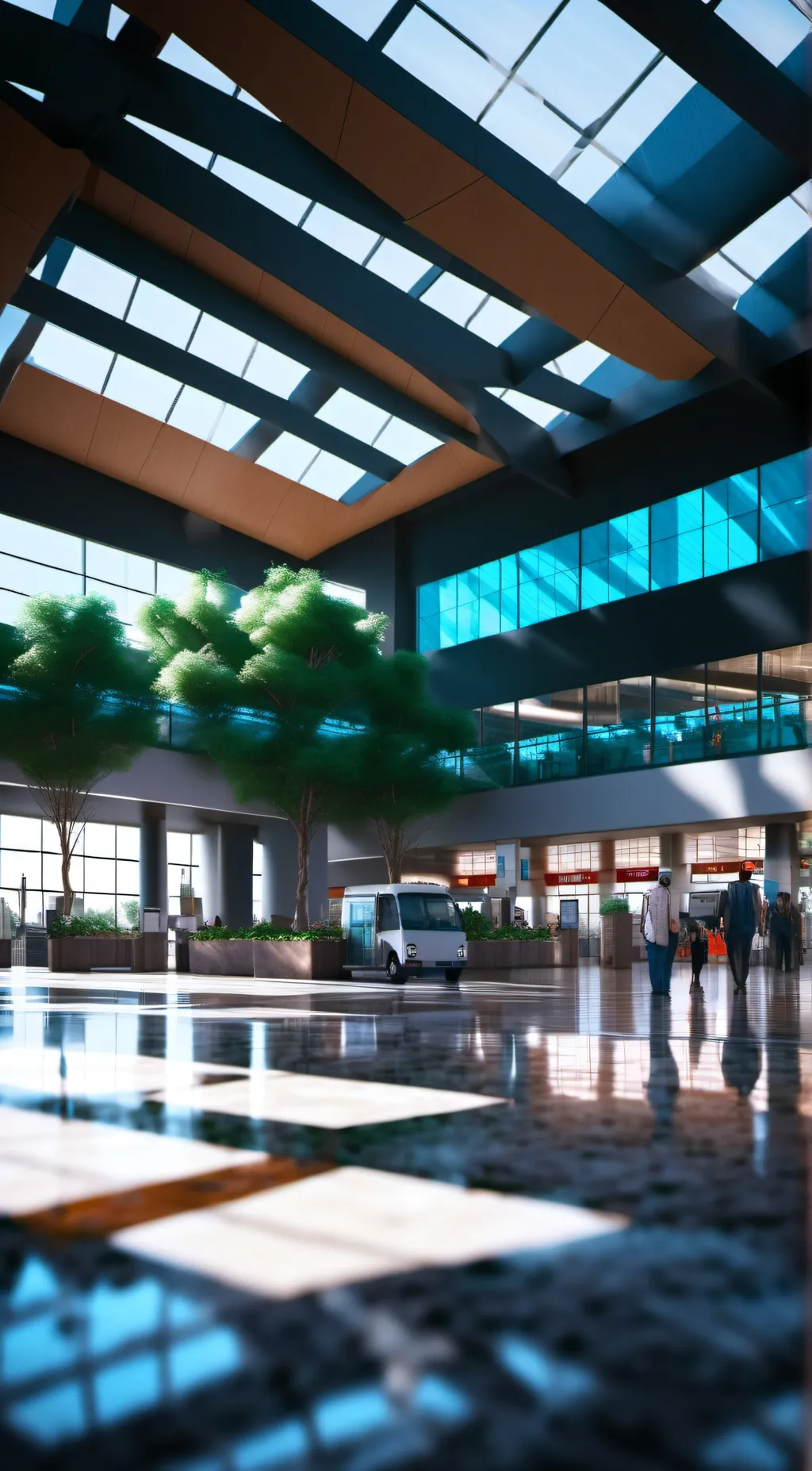 ai character: airport  role-play background