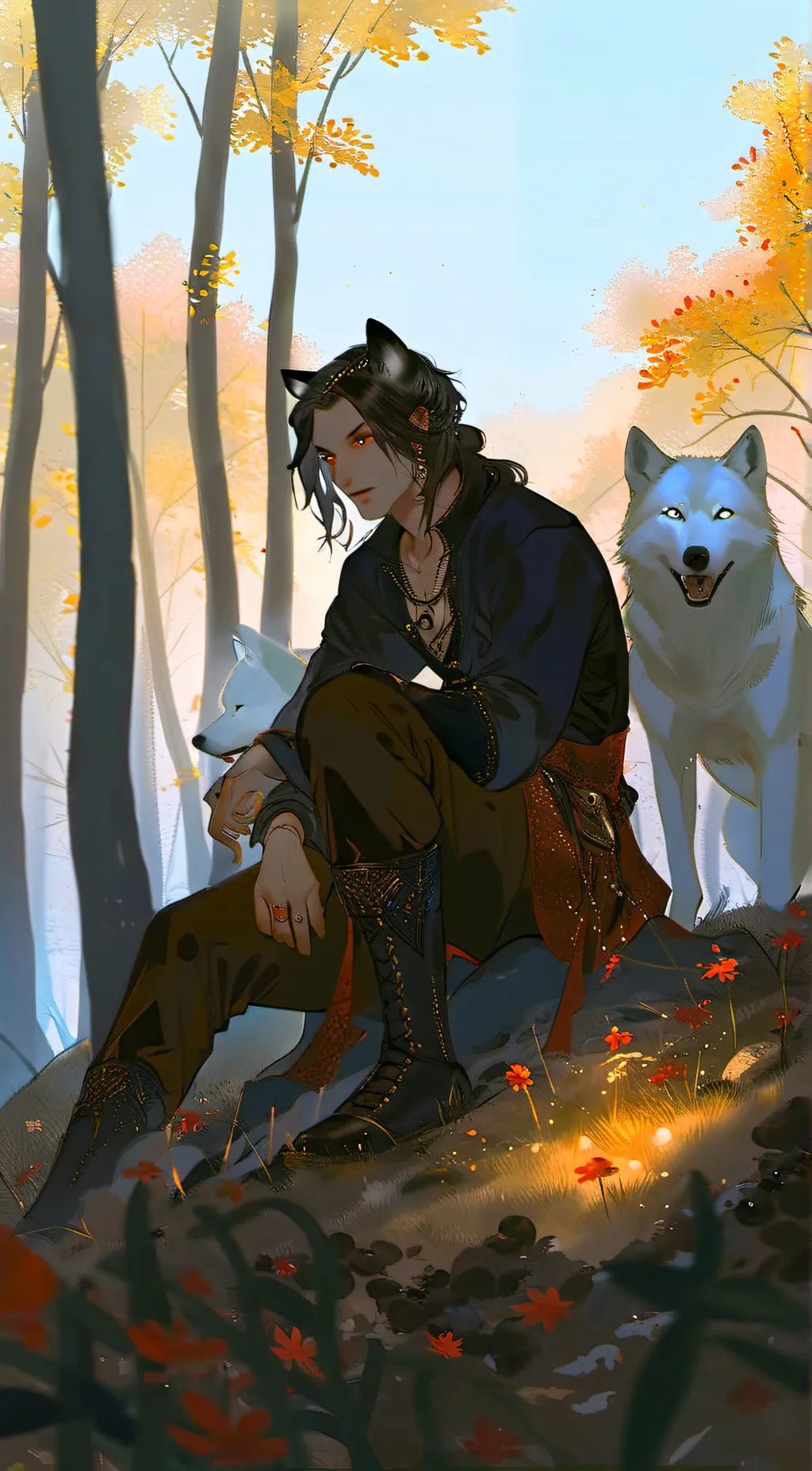 ai character: leo background