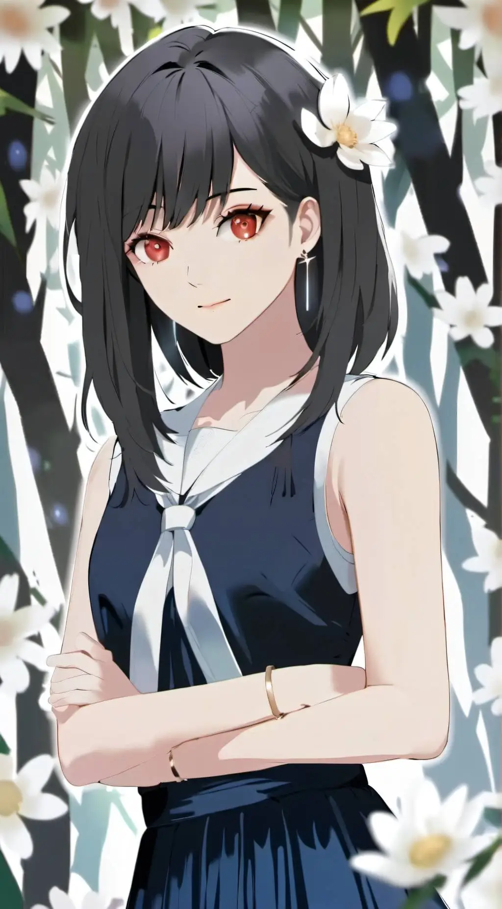 ai character: Ashley background