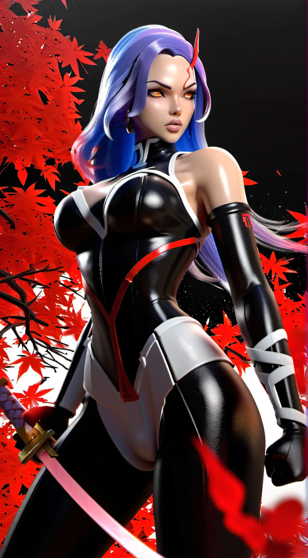 ai character: Psylocke  background