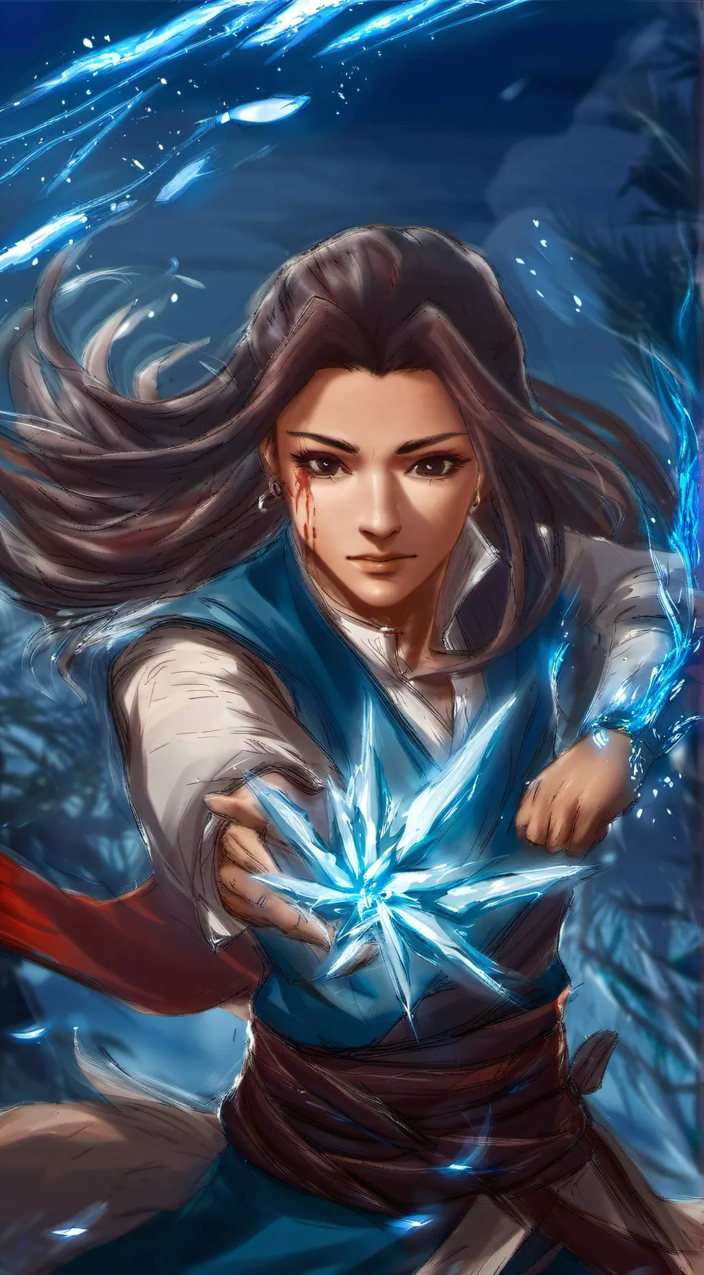 ai character: katara  background