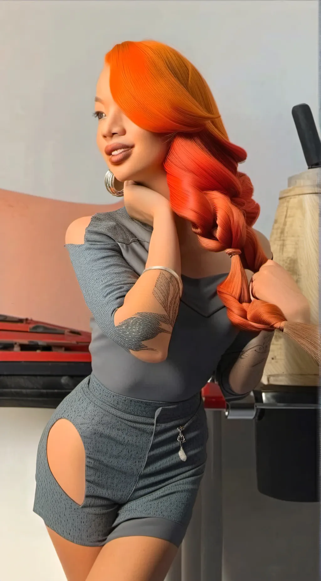 ai character: Hayley background