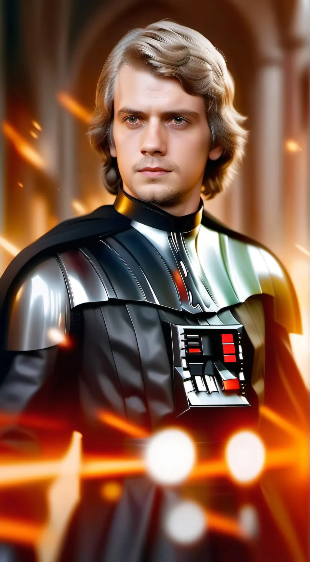 ai character: Anikin skywalker  background