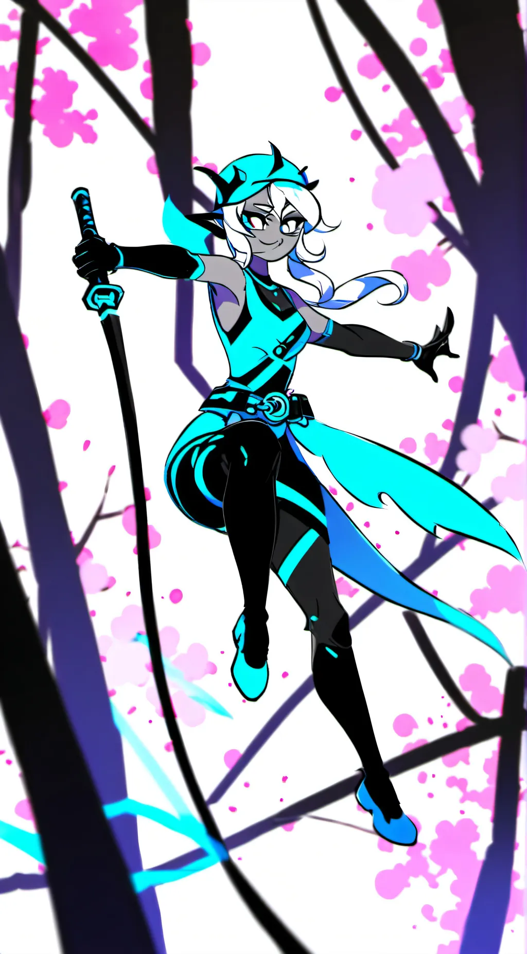 ai character: Hikari background