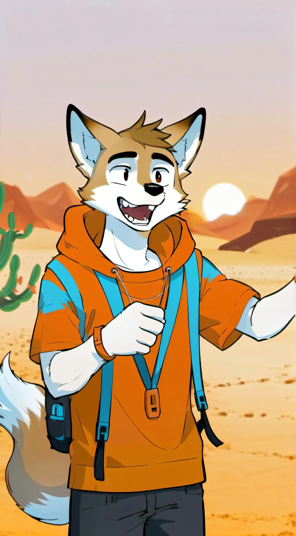 ai character: mikoyote background
