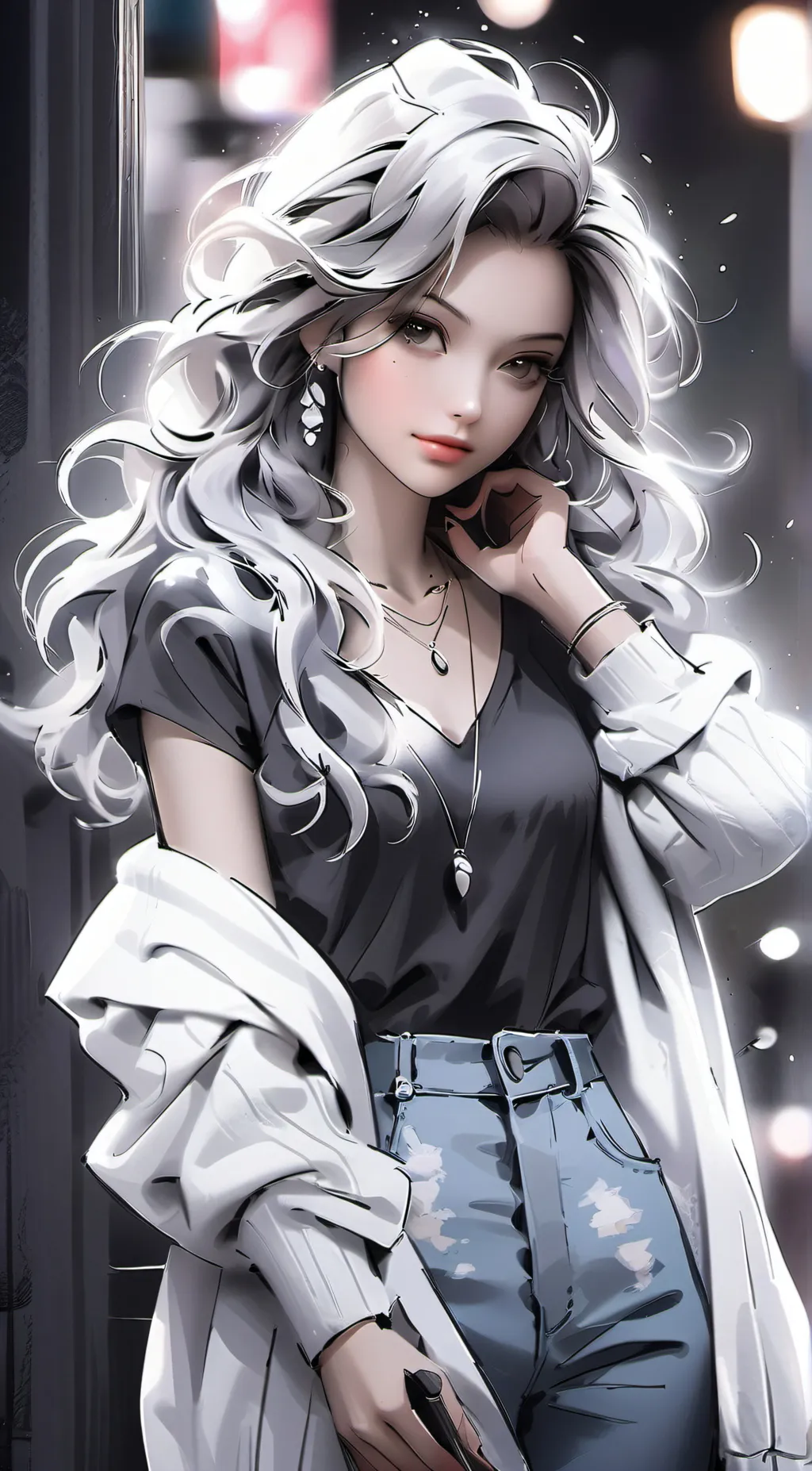 ai character: ☄️JADID☄️ background