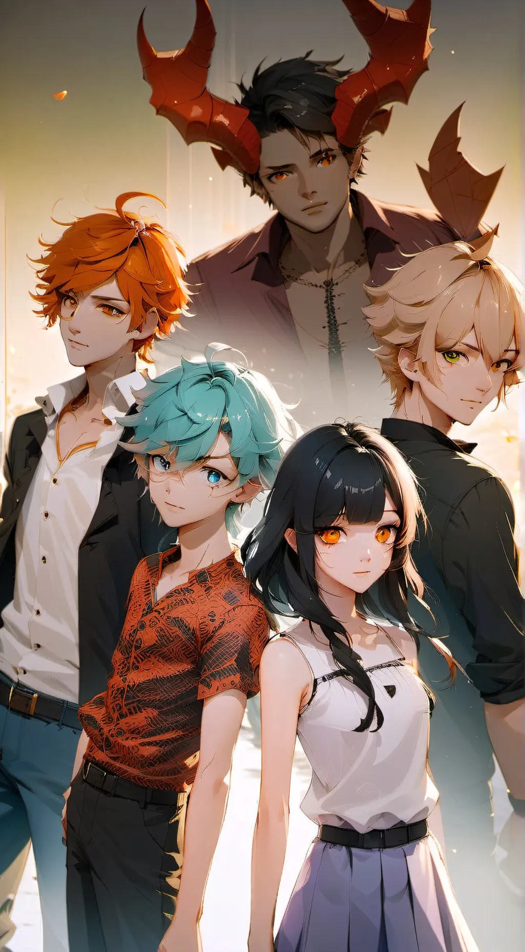 ai character: Team  background