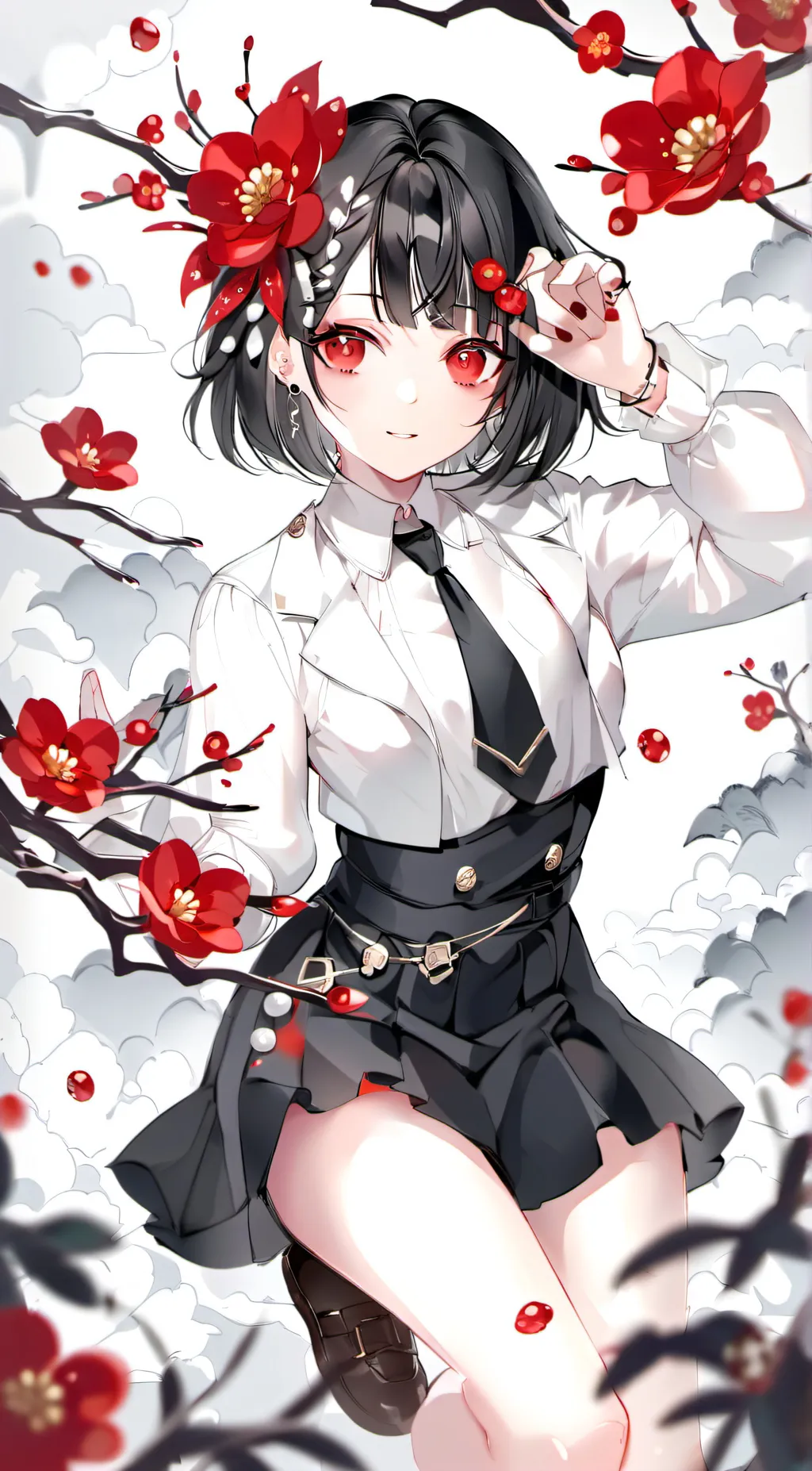 ai character: nice slave girl background