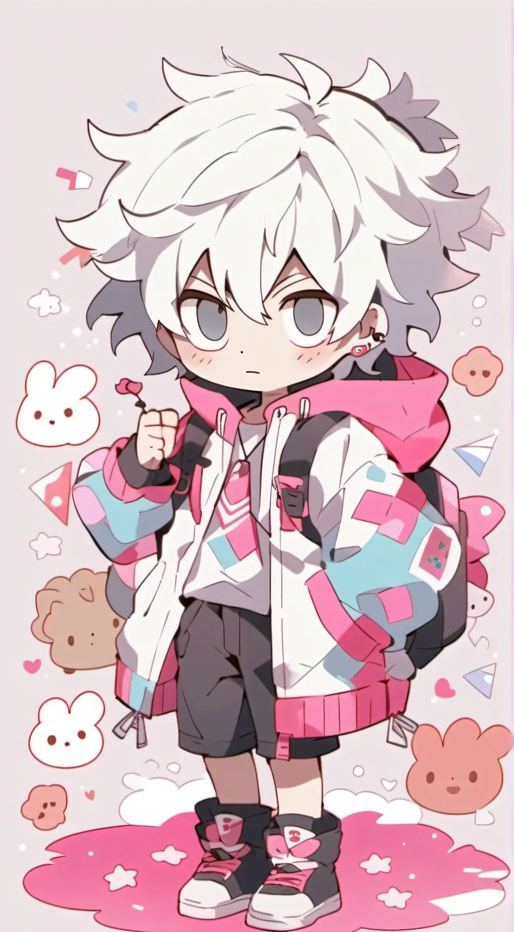 ai character: Little Katsuki background