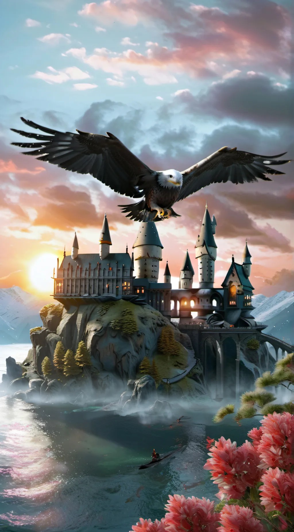 ai character: Hogwarts background