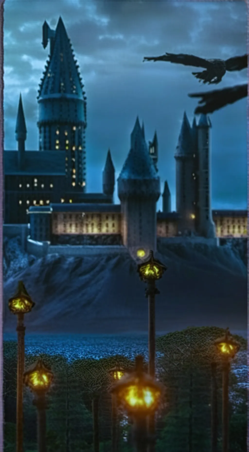 ai character: Hogwarts background