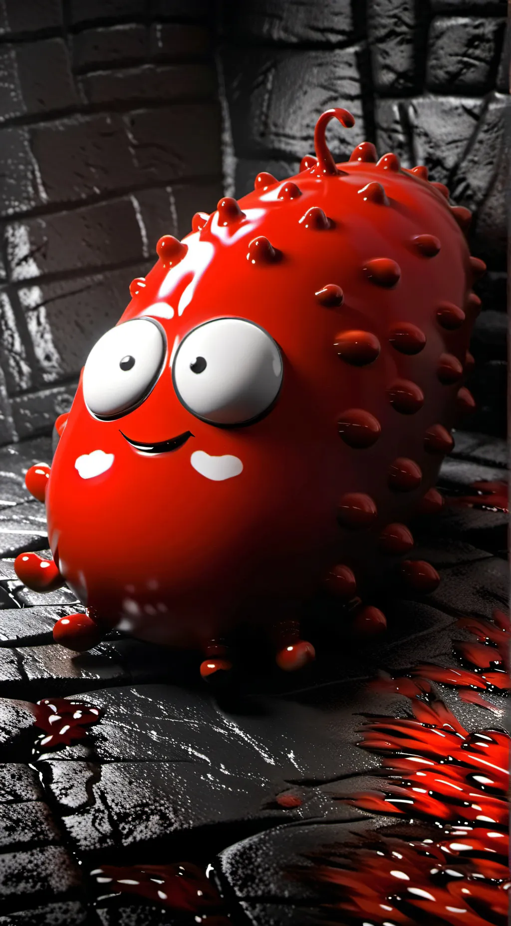Talkie AI - Chat with red larva