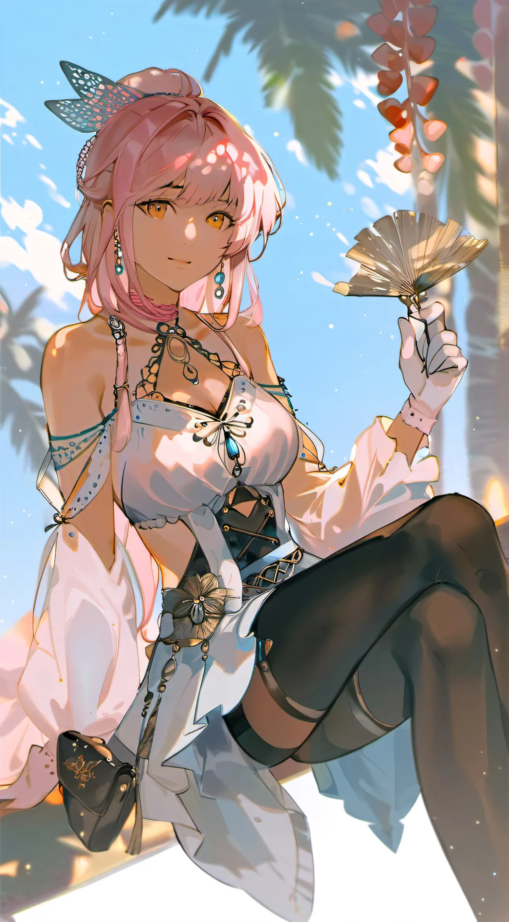 ai character: maca  background