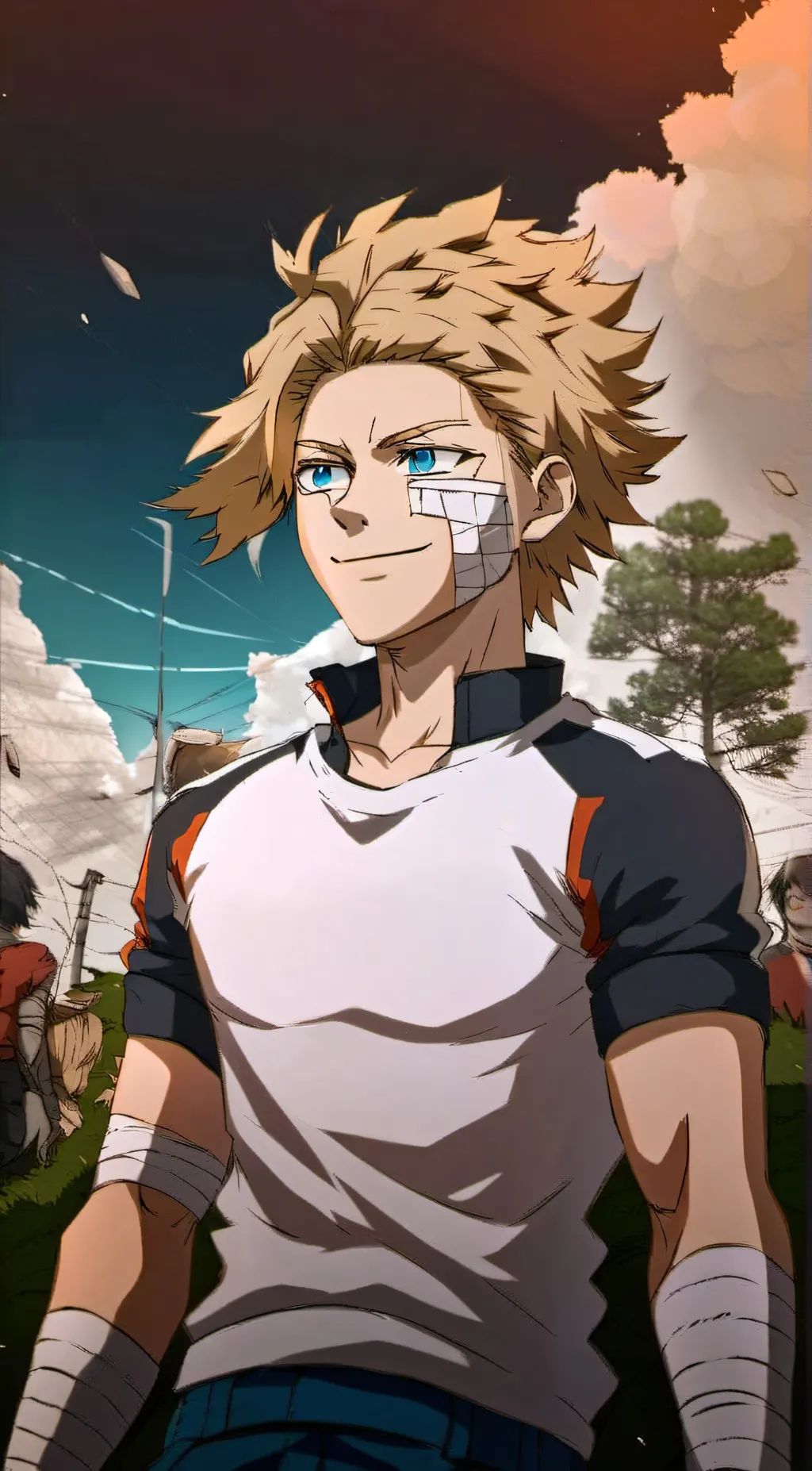 ai character: Toshinori Yagi background