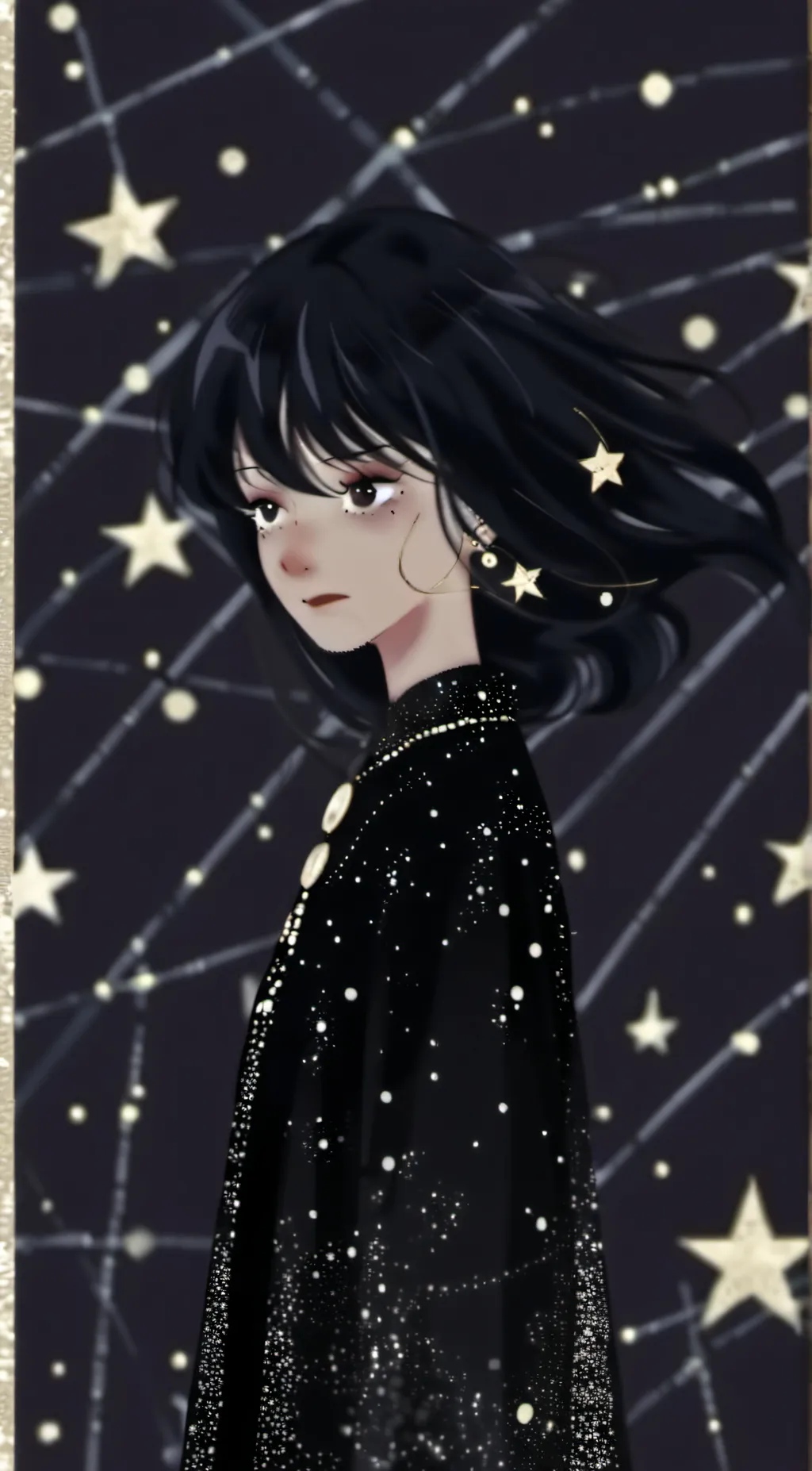 ai character: Dark girls background