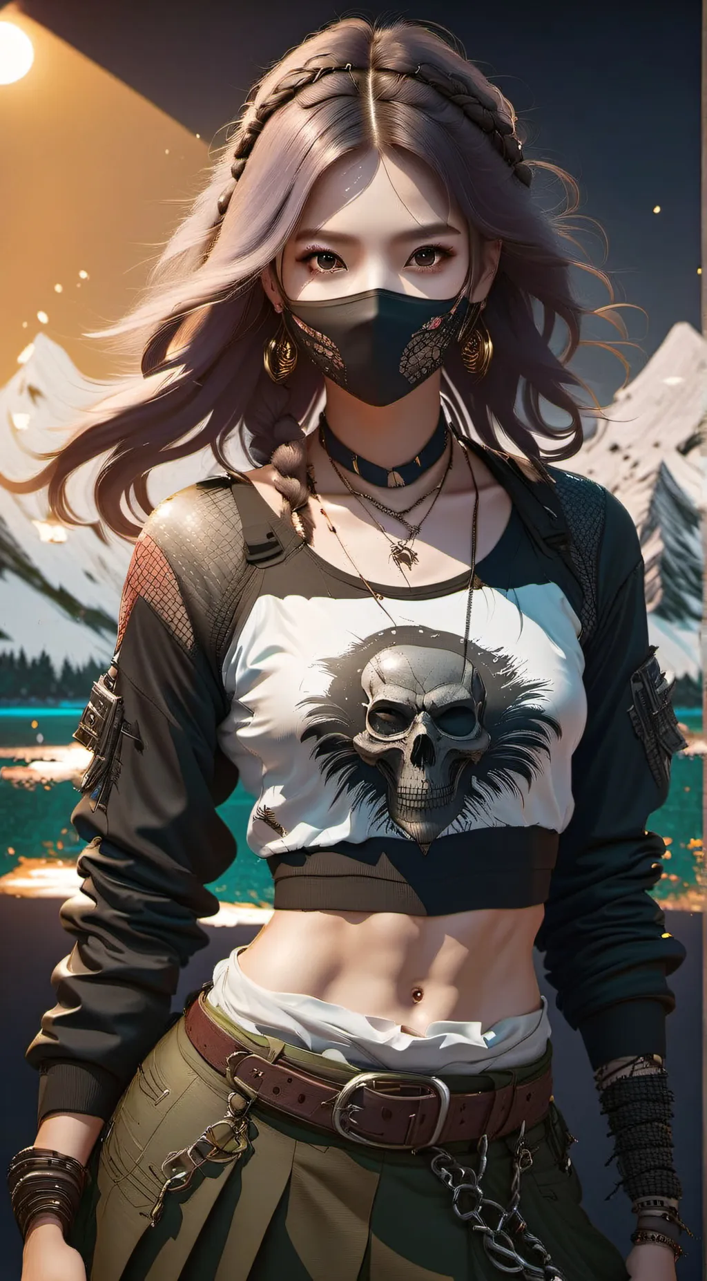 ai character: Luna background