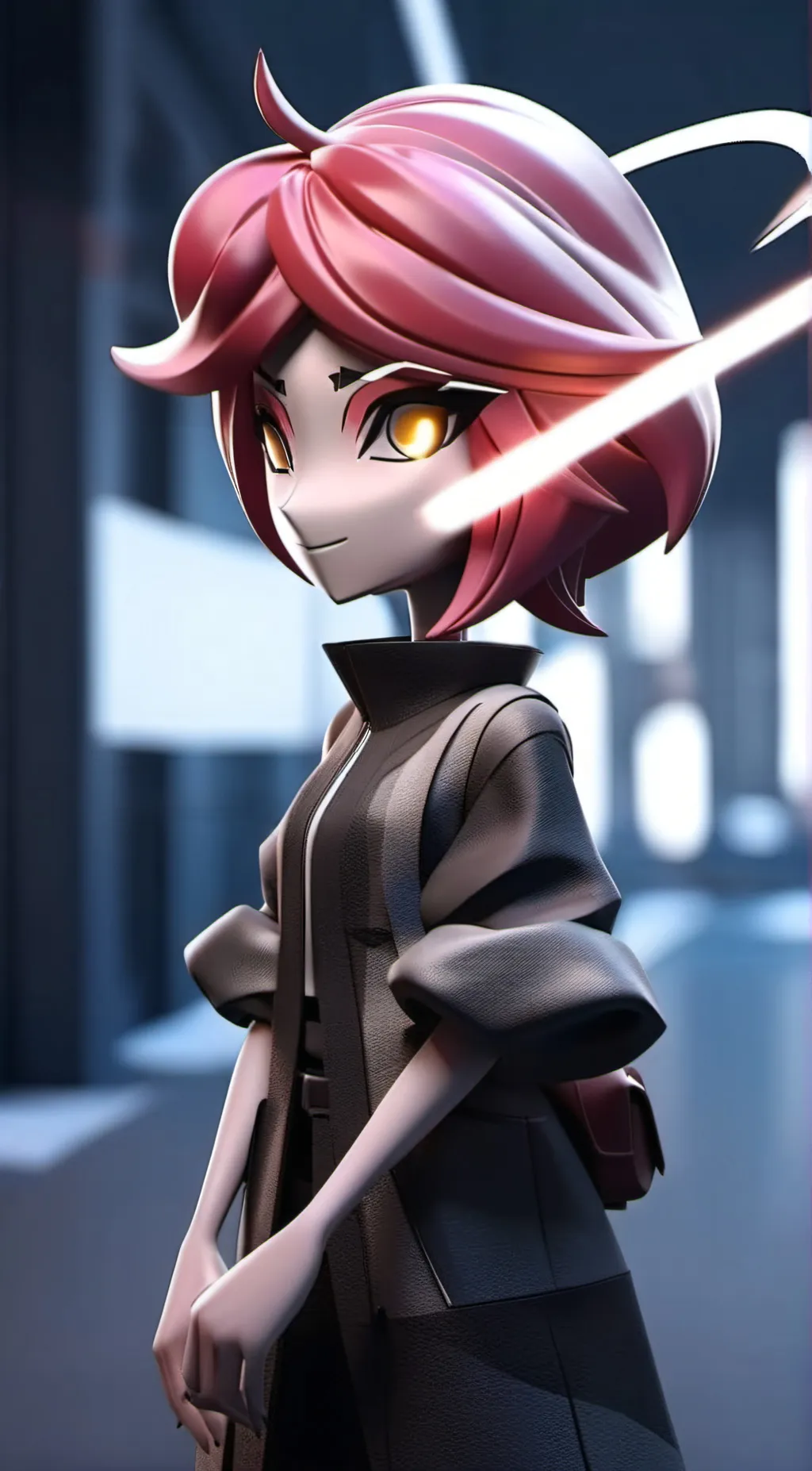 ai character: Vox x alastor background