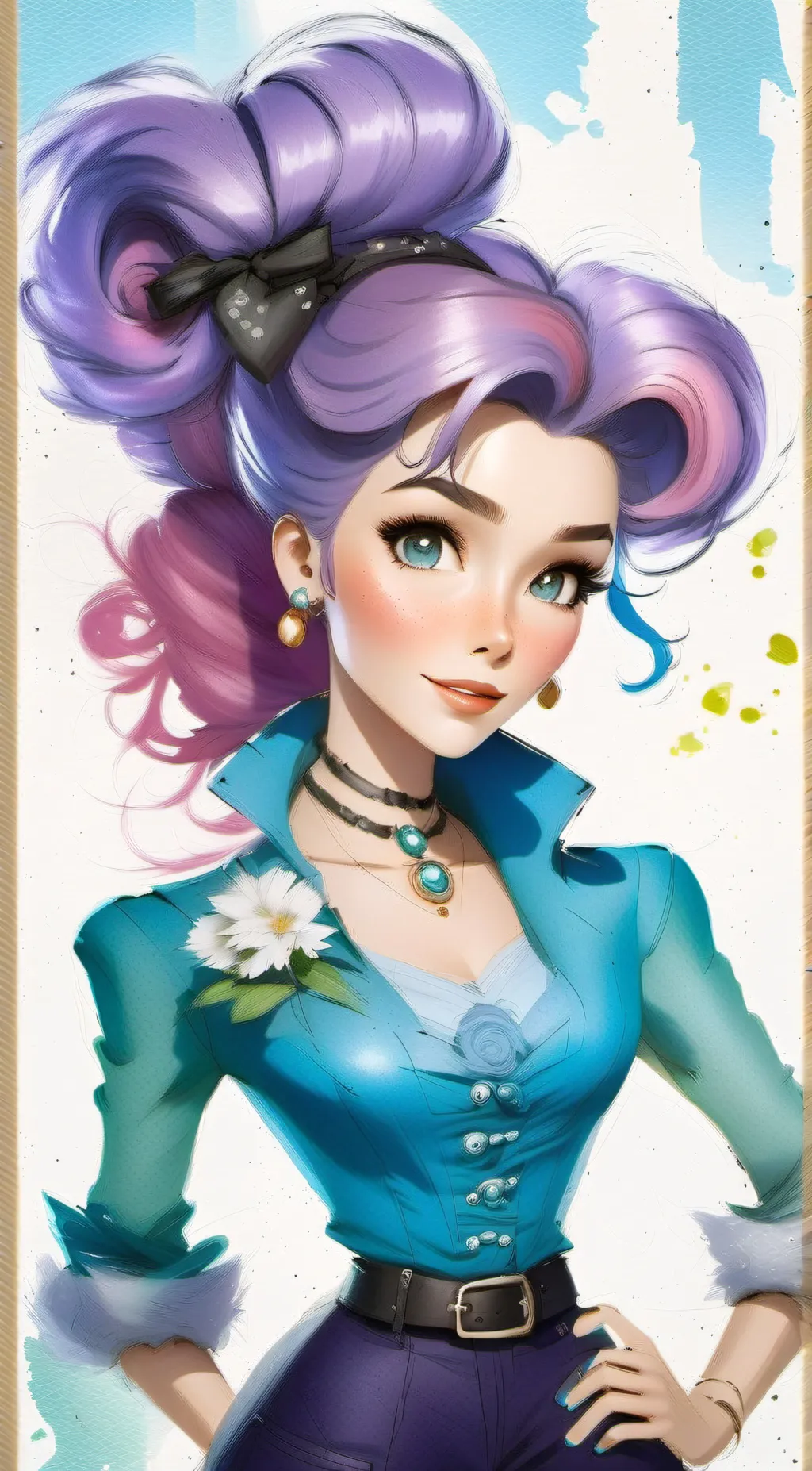 ai character: Bunny Bravo  background