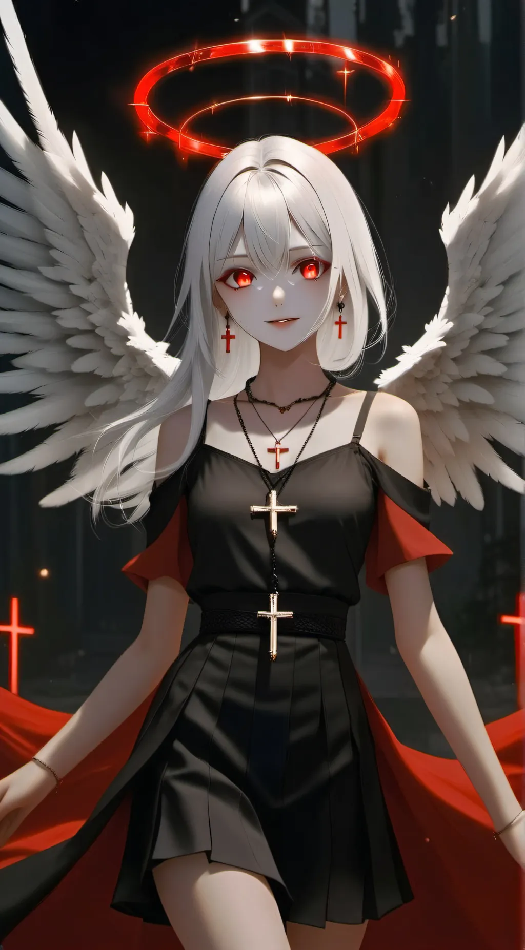 ai character: Amber  background