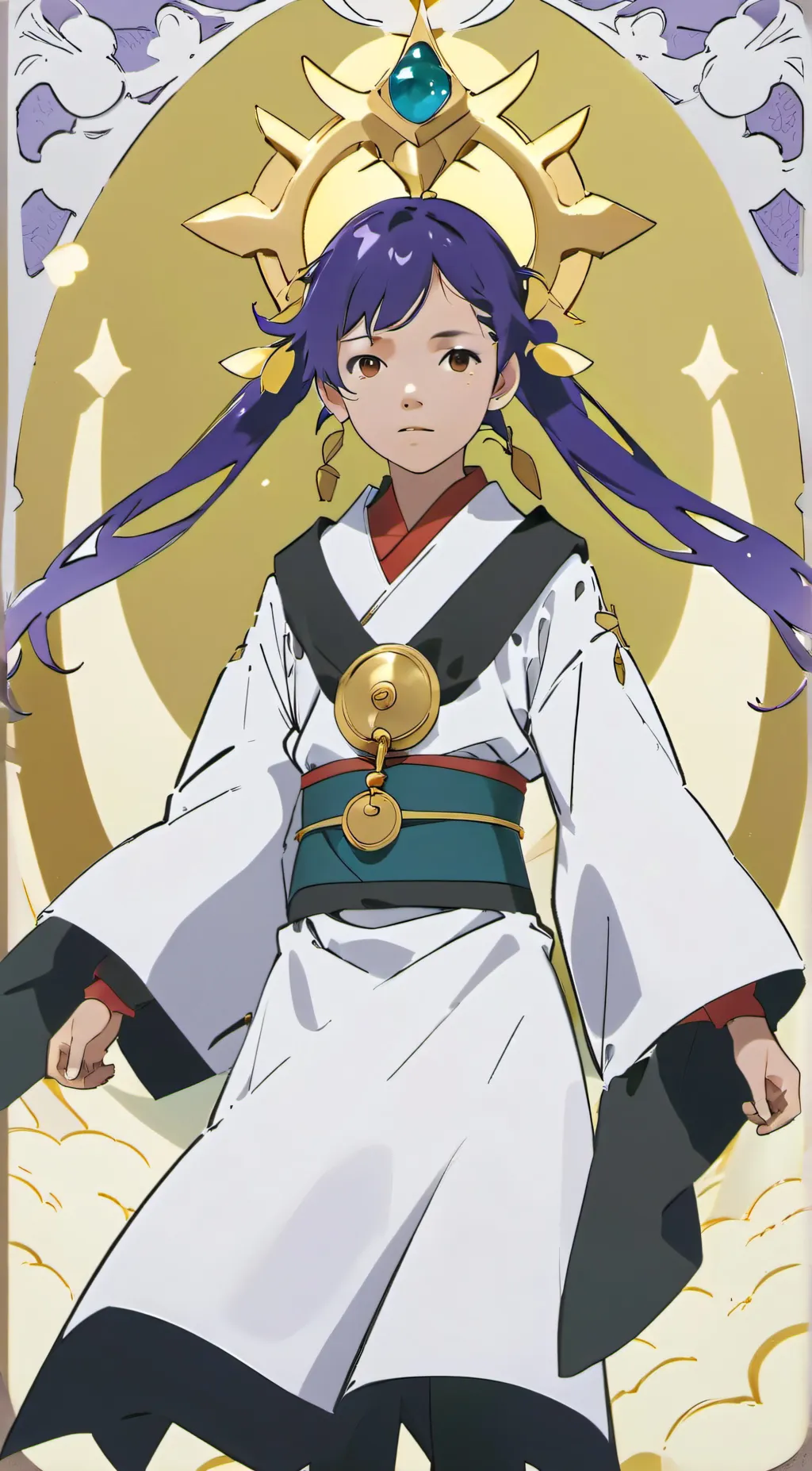 ai character: genshin trip background