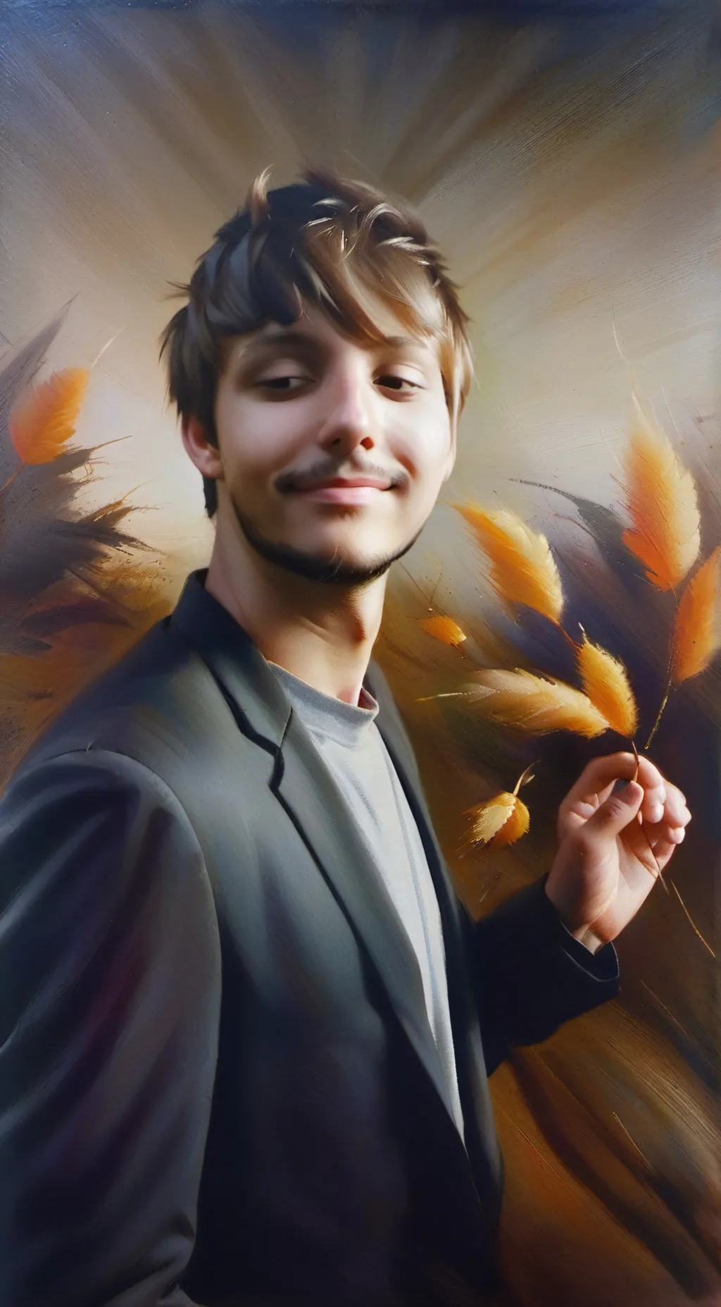 ai character: Aaron  background