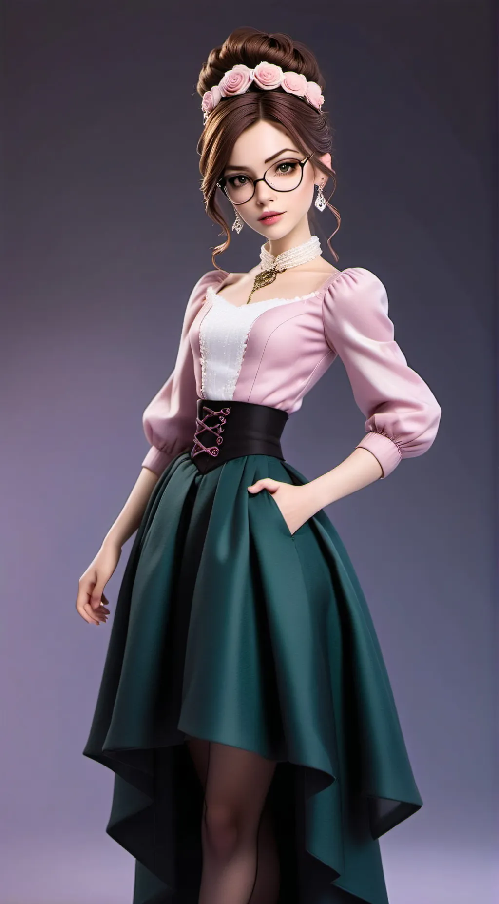 ai character: Briar Beauty  background