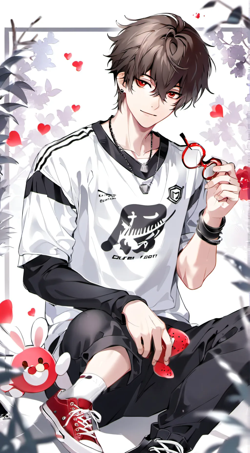 ai character: Asher!!😗 background