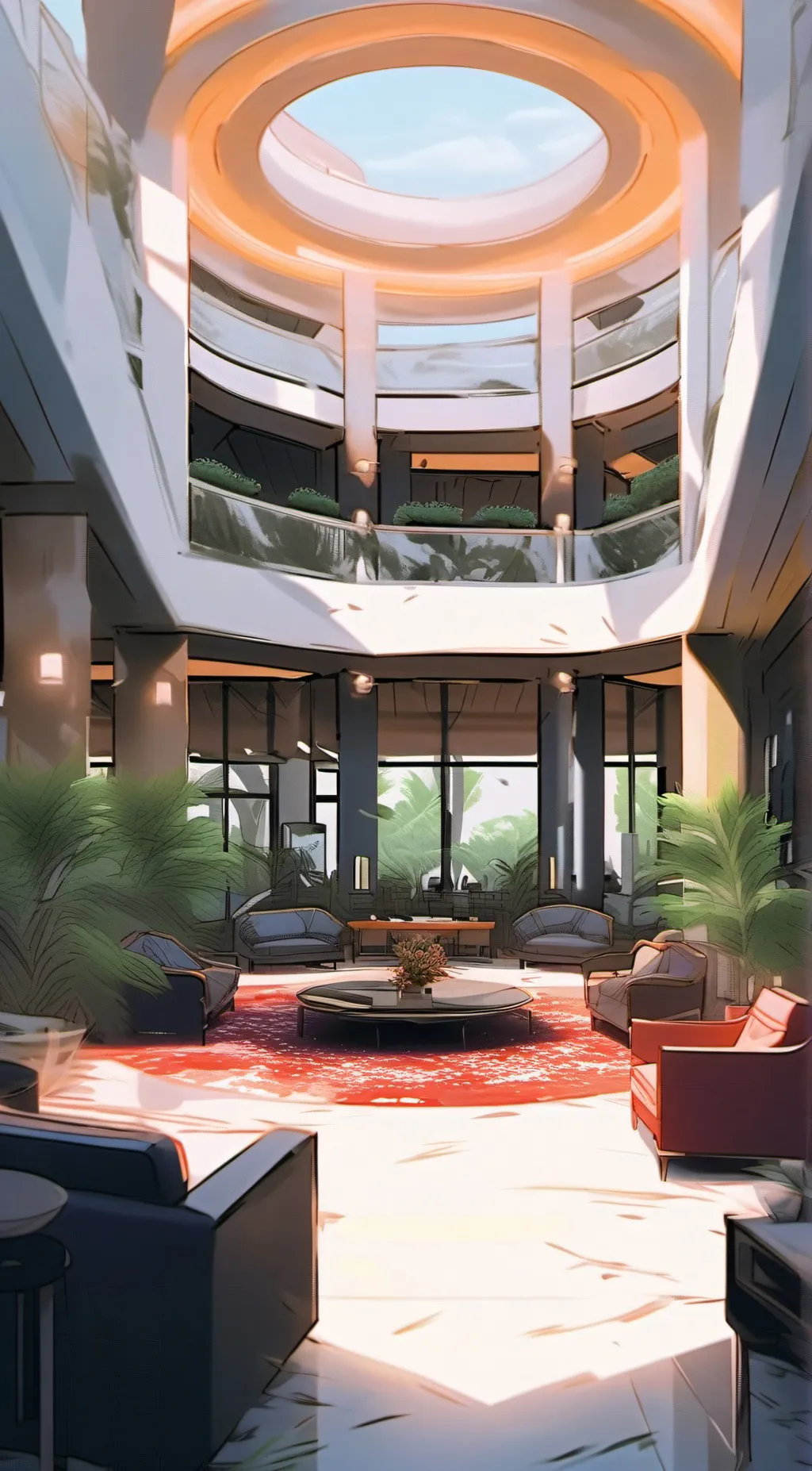 ai character: The hazbin hotel background