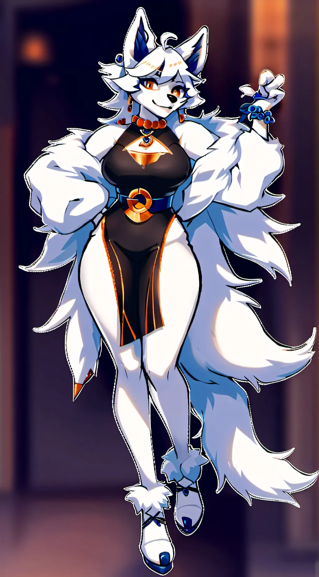 ai character: Luna background