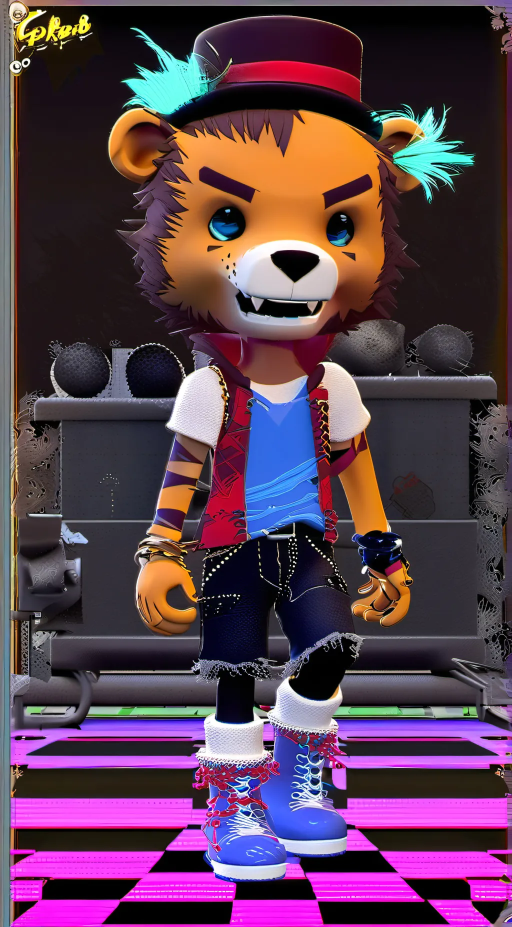 ai character: FNAF SB background
