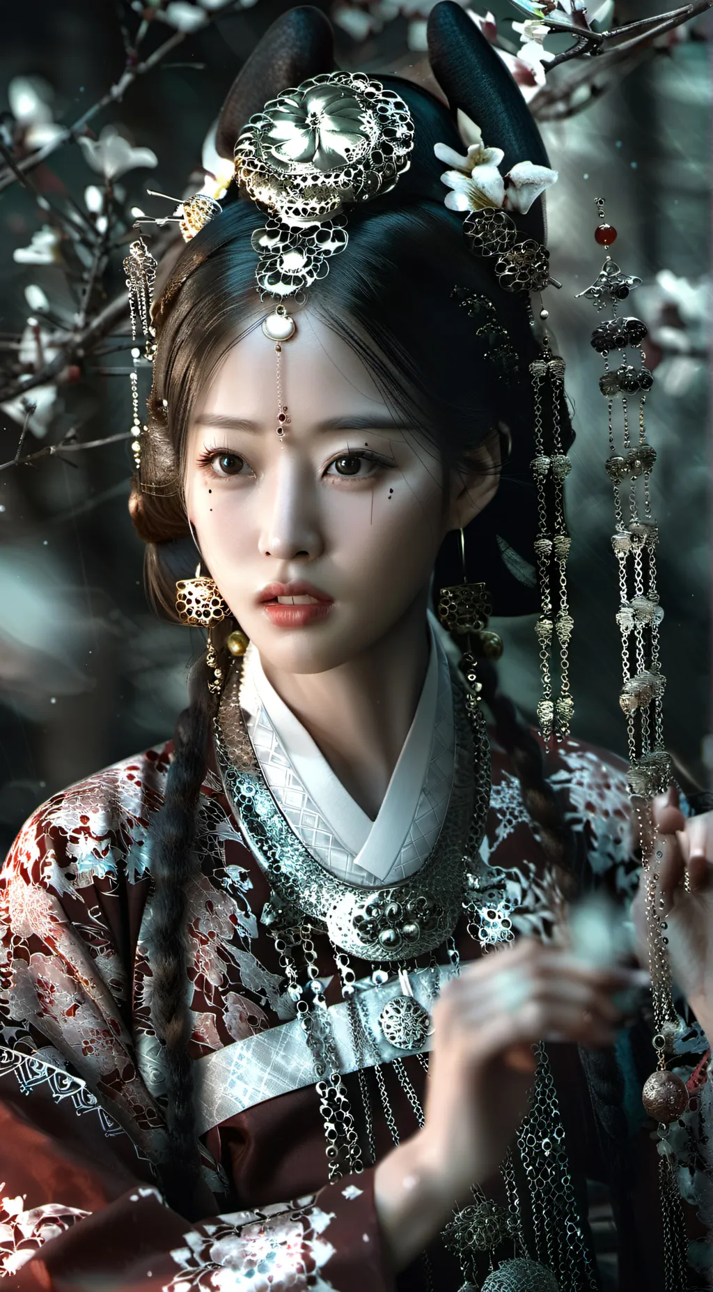 ai character: Jang Chaeryeong  background