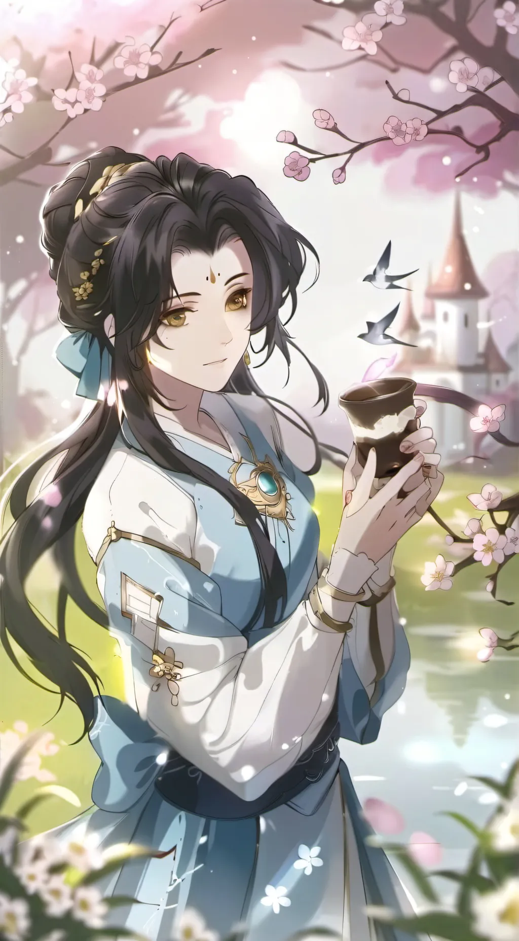 ai character: addy background