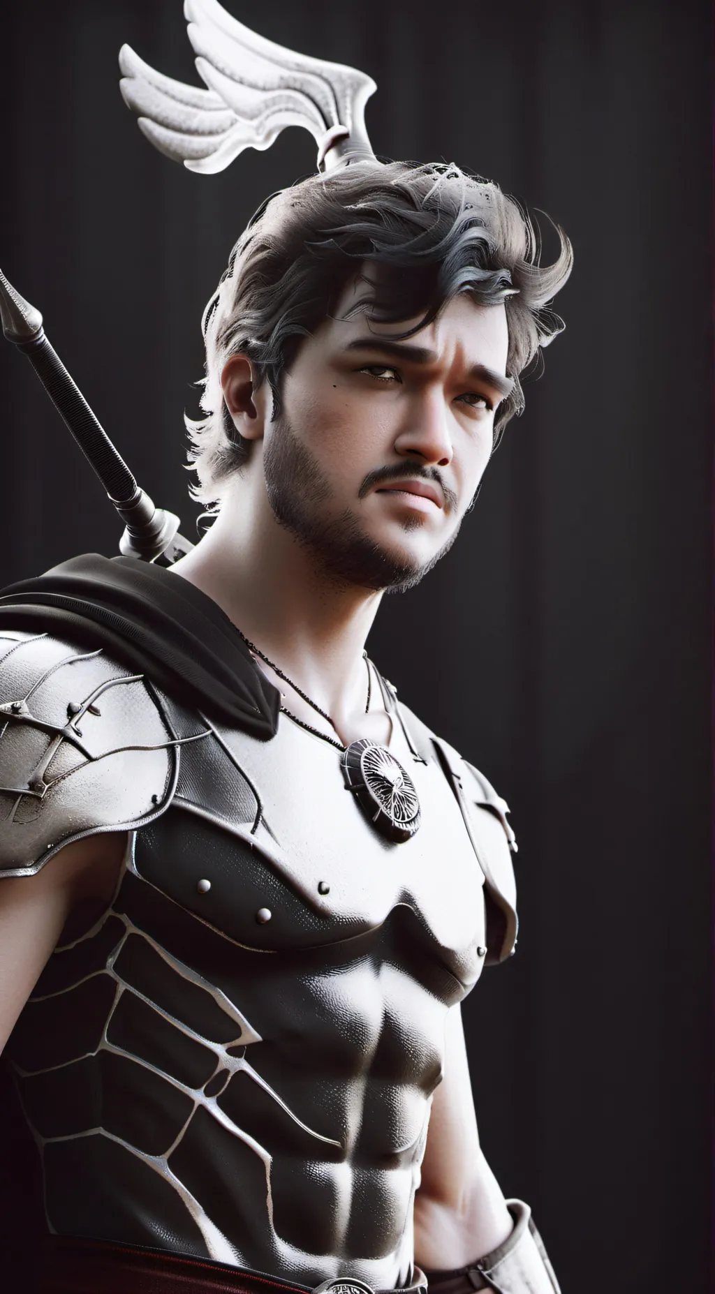 ai character: Allen wulf background
