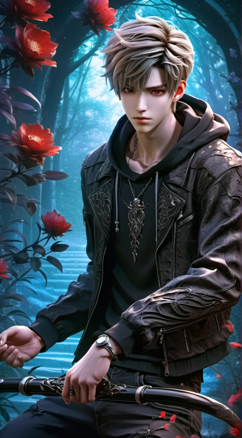 ai character: Izzac background