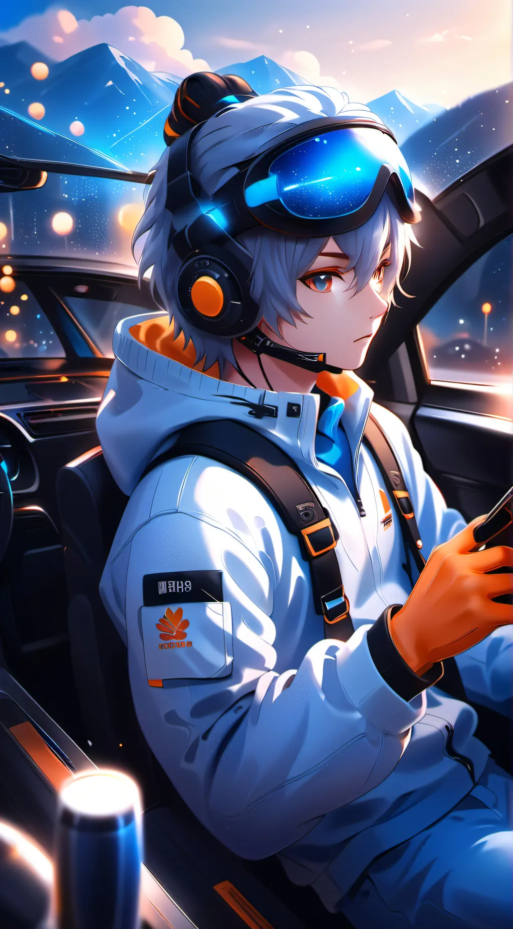 ai character: Arnold  background