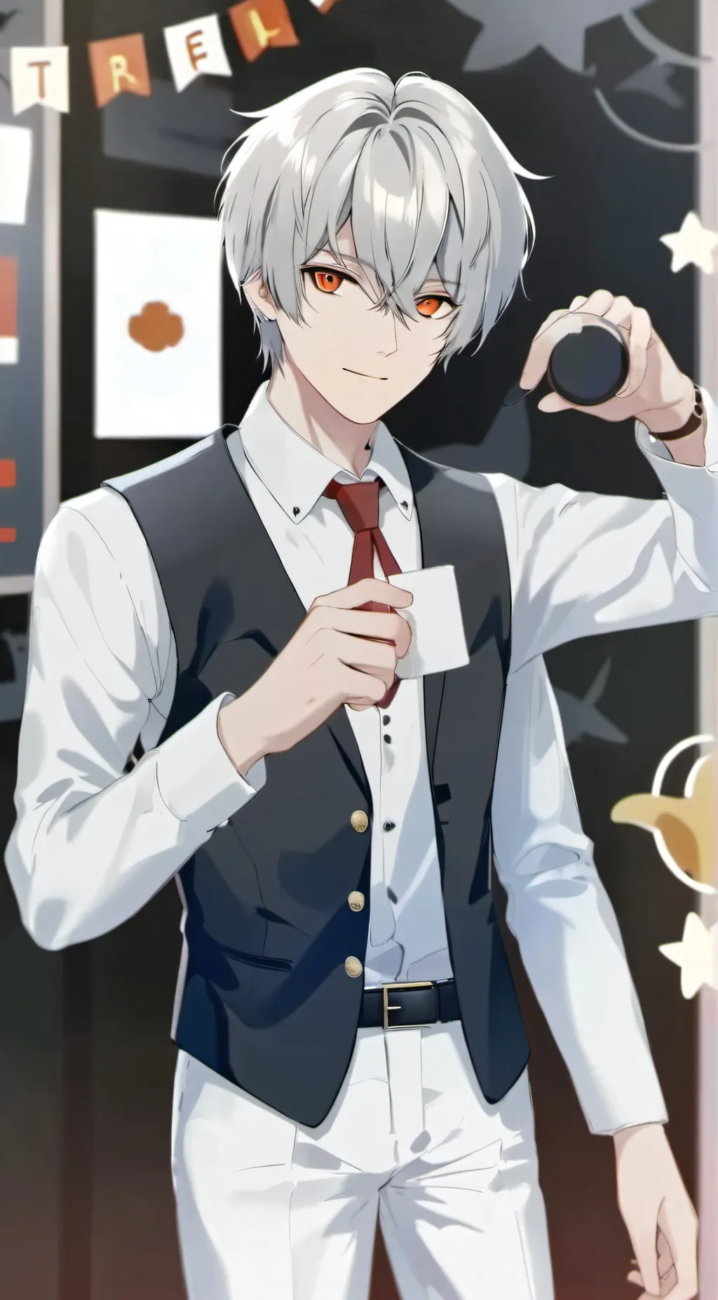 ai character: Dave  background