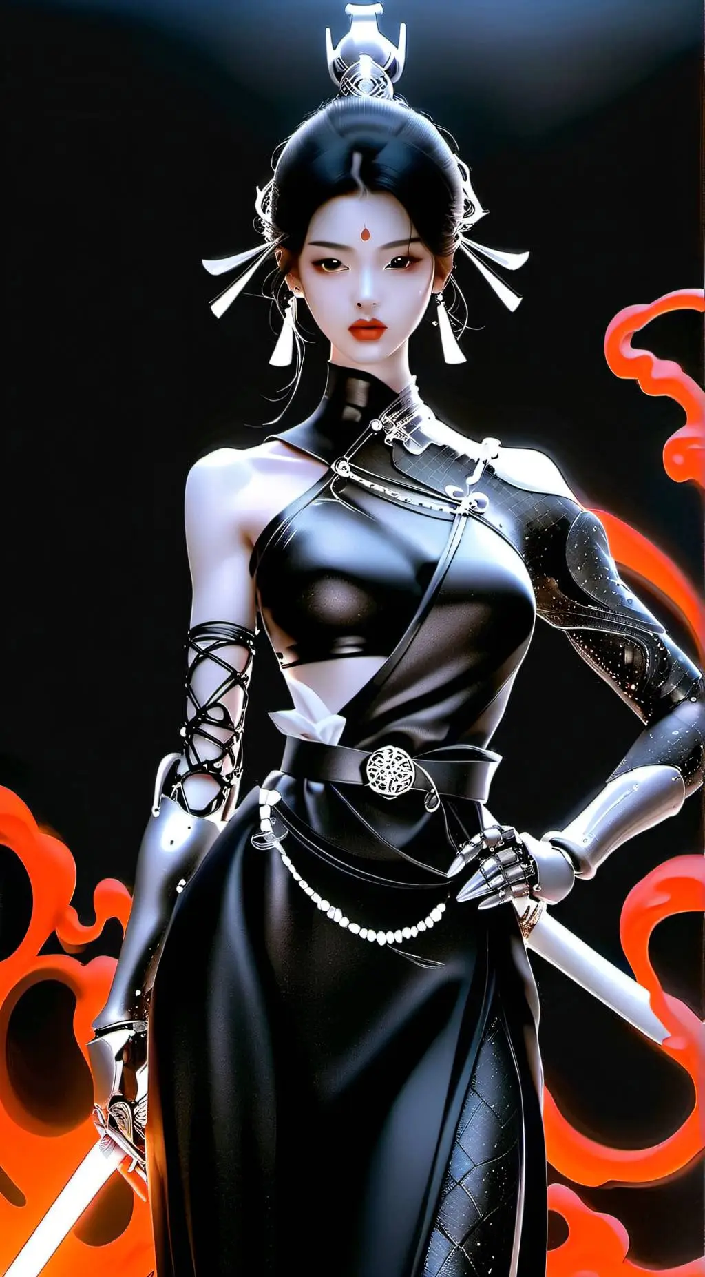 ai character: sherstara Gorlight background