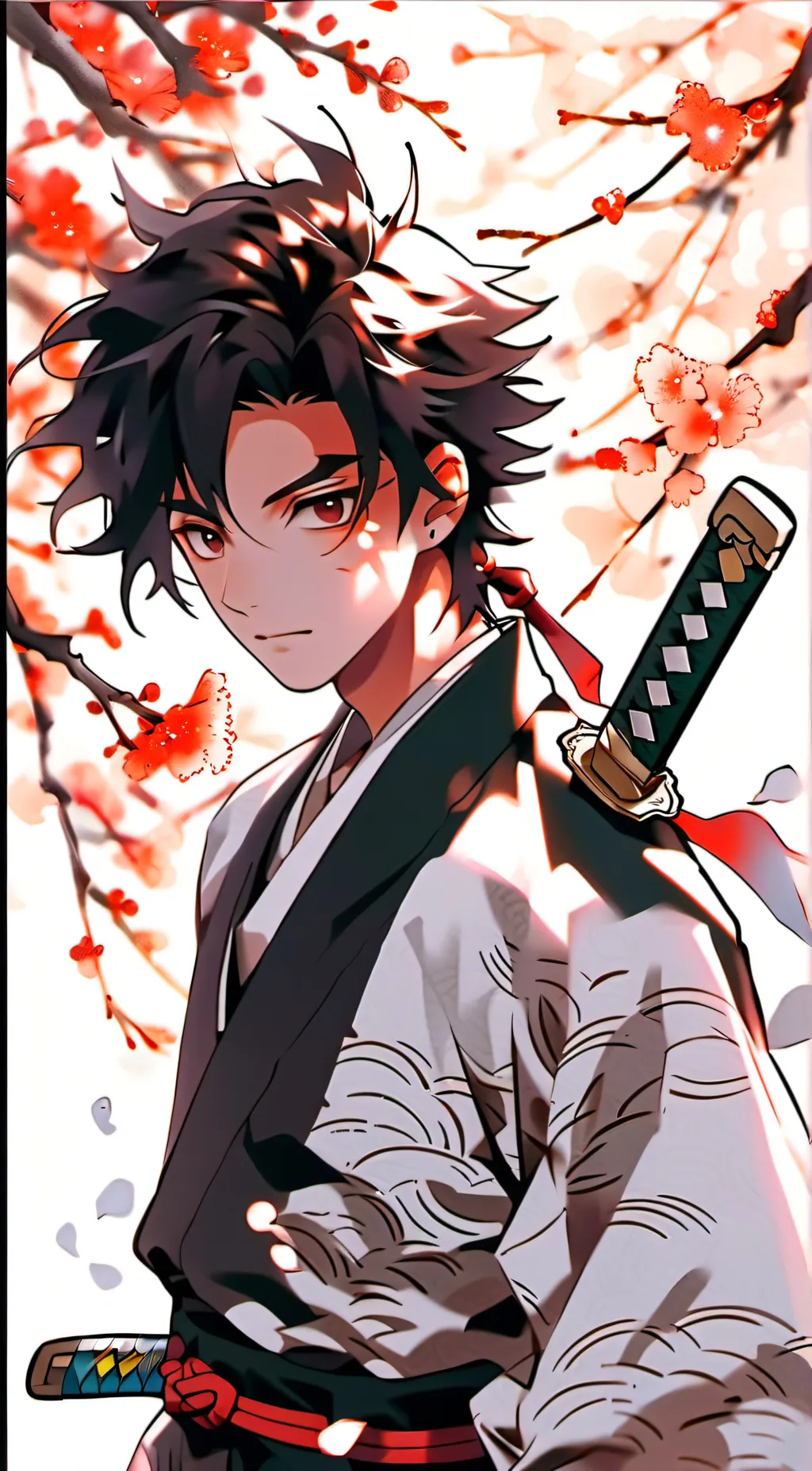 ai character: Tanjiro background