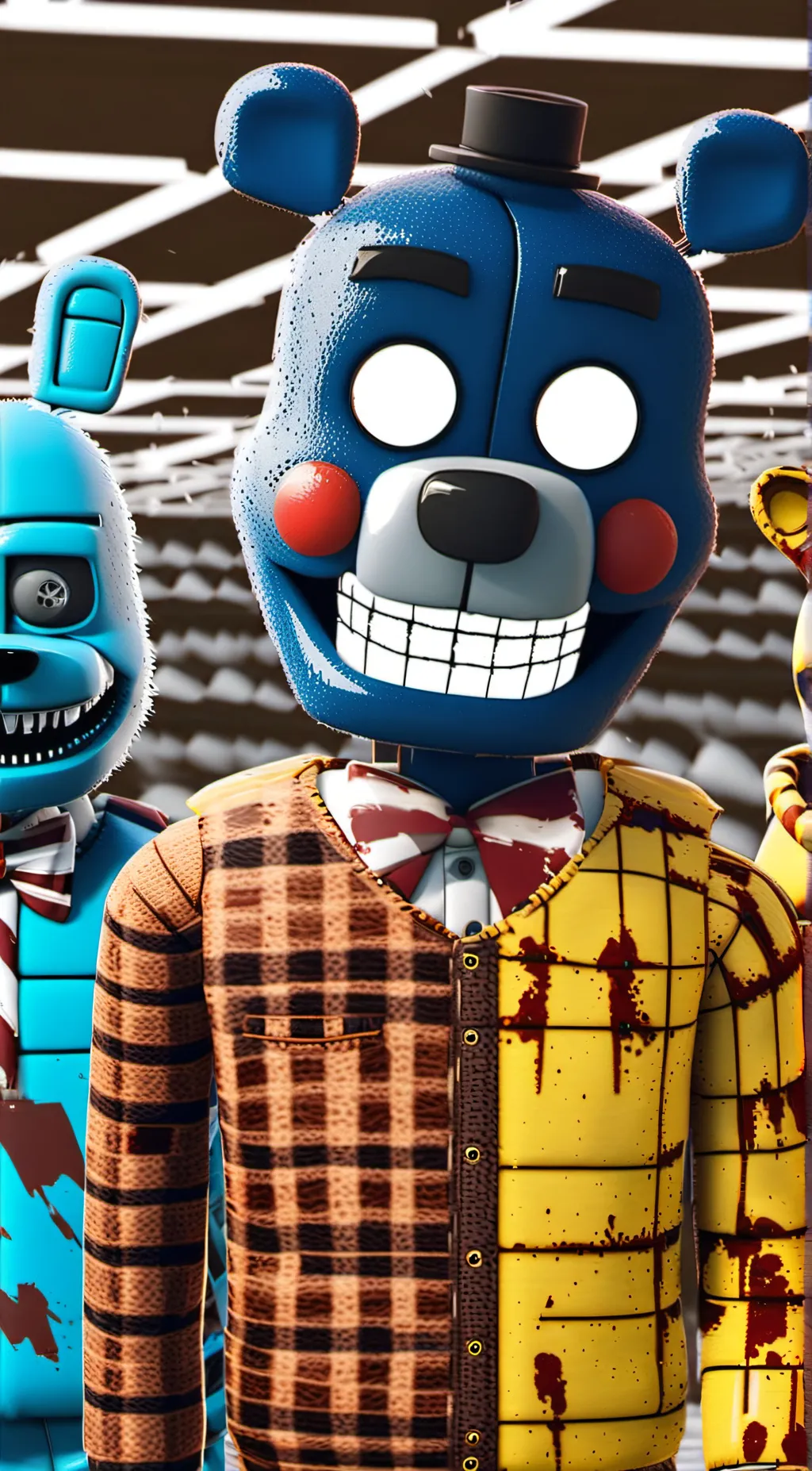 ai character: fnaf 1 vs fnaf 11 background