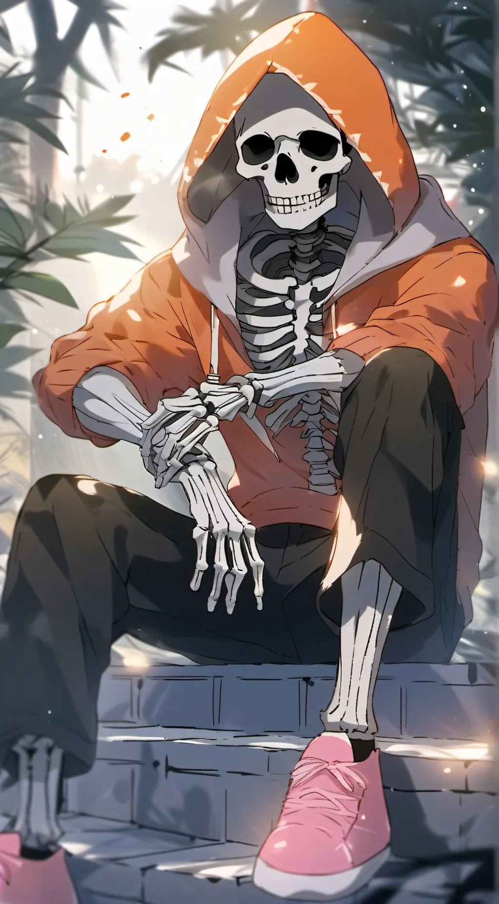 ai character: Underswap Papyrus background
