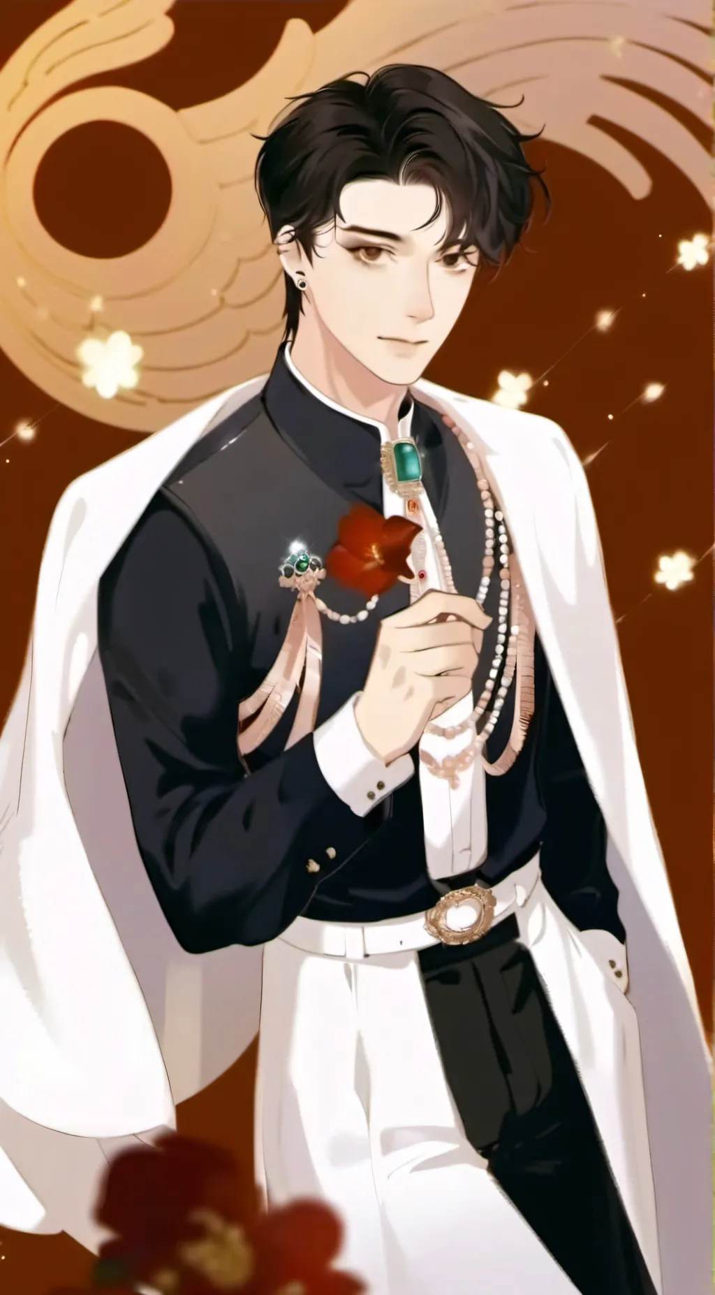 ai character: Hash background