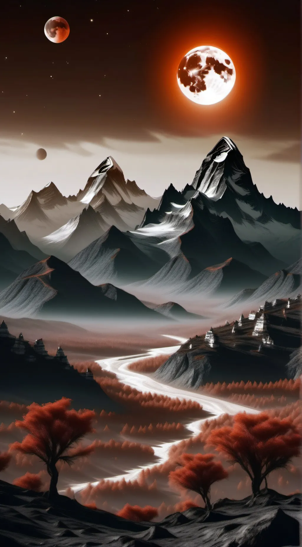 ai character: blood moon  background